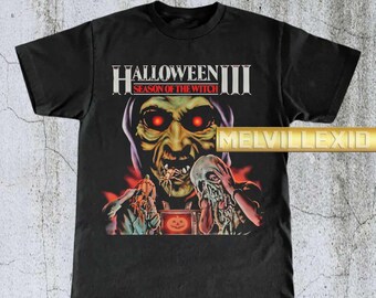 Koszulka z filmu "Halloween: Sezon 3 Czarownic", koszulka z filmu grozy, koszulka na Halloween, koszulka z Czarownicą, prezent na Halloween, koszulka dla miłośnika filmów MV151