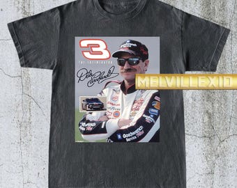 Vintage Dale Earnhardt Shirt, NASCAR Tee, Race Car Fan Apparel, Motorsports T-Shirt, Racing Legend, Nascar T-Shirt, Gift for Fans MV20
