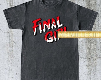 Vintage Final Girl Shirt, Horrorfilm Shirt, Slasher Film T-Shirt, Film-Fan Geschenk, Grafik-T-Shirt, Unisex Shirt, Filmliebhaber Geschenk RV02