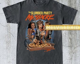 Vintage The Slumber Party Massacre Shirt, Horror Movie Shirt, 80s Horror Tee, Graphic T-shirt, Cult Classic Shirt, Movie Merch MV81