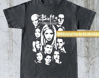 Vintage Buffy The Vampire Slayer Shirt, TV Show Tee, Vintage Buffy Fan Shirt, Classic Buffy Merchandise, Slayer Fan Gift MV09