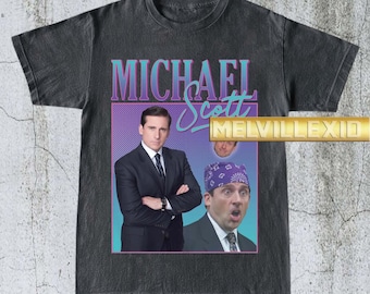 Vintage Michael Scott Shirt, The Office TV-Show T-Shirt, lustiges Zitat Shirt, Dunder Mifflin Bekleidung, TV-Serie Geschenk, Popkultur Geschenk VM123