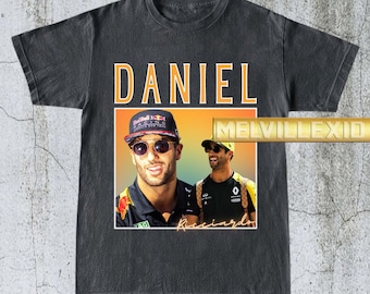 Vintage Daniel Ricciardo Shirt, F1 Racing Tee, Motorsport Fan T-shirt, Ricciardo Merchandise, Grand Prix Apparel, F1 Driver Merch MV15