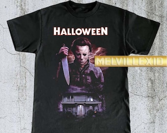 Vintage Halloween Michael Myers Shirt, Horror Movie Tee, Classic Halloween Tee, Scary Movie Shirt, Halloween Fan Gift, Unisex Tee MV59
