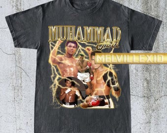Vintage 90s Graphic Style Muhammad Ali T-shirt, American