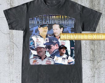 Vintage Dale Earnhardt Shirt, NASCAR Tee, Race Car Fan Apparel, Motorsports T-Shirt, Racing Legend, Nascar T-Shirt, Gift for Fans MV137