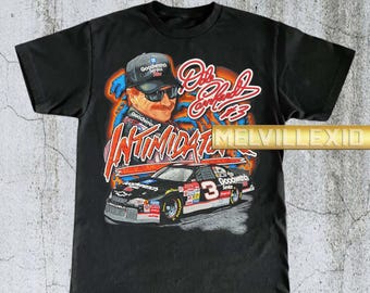 Vintage Dale Earnhardt Shirt, NASCAR Tee, Race Car Fan Apparel, Motorsports T-Shirt, Racing Legend, Nascar T-Shirt, Gift for Fans MV101
