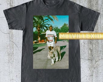 Camiseta vintage de Mike Tyson Tiger, leyenda del boxeo, icónica, para hombre, regalo para aficionados al deporte, ropa de boxeo MV84