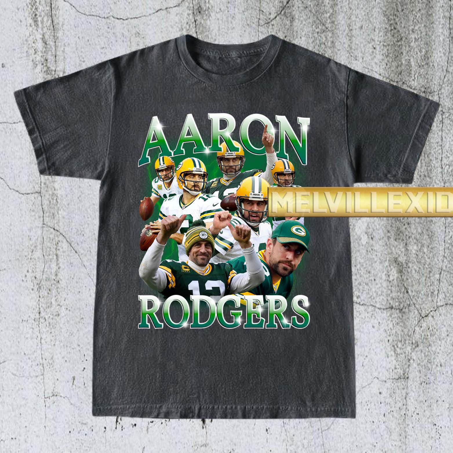 T-shirt Aaron Rodgers - Taille Medium - 100% Polyester Sublimation - Neuf Sans Étiquettes