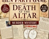 Hen Party Murder Mystery Game Printable – Death at the Altar – Hen Do Game UK – Bachelorette Party Game – Instant Download