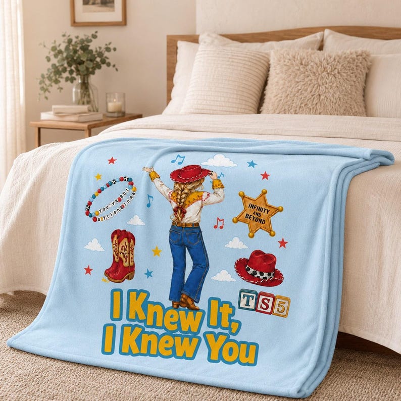 I Knew It, I Knew You TSwift Blanket, You've Got A Friend In Me Toy Story 5 Blanket, I Knew It I Knew You TSwift Music Inspired Blanket image 4