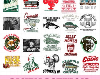 Bundle National Lampoon's Christmas Vacation Png, We're Going To Have The Hap Hap Happiest Christmas Png, Christmas Movie,Griswold Christmas