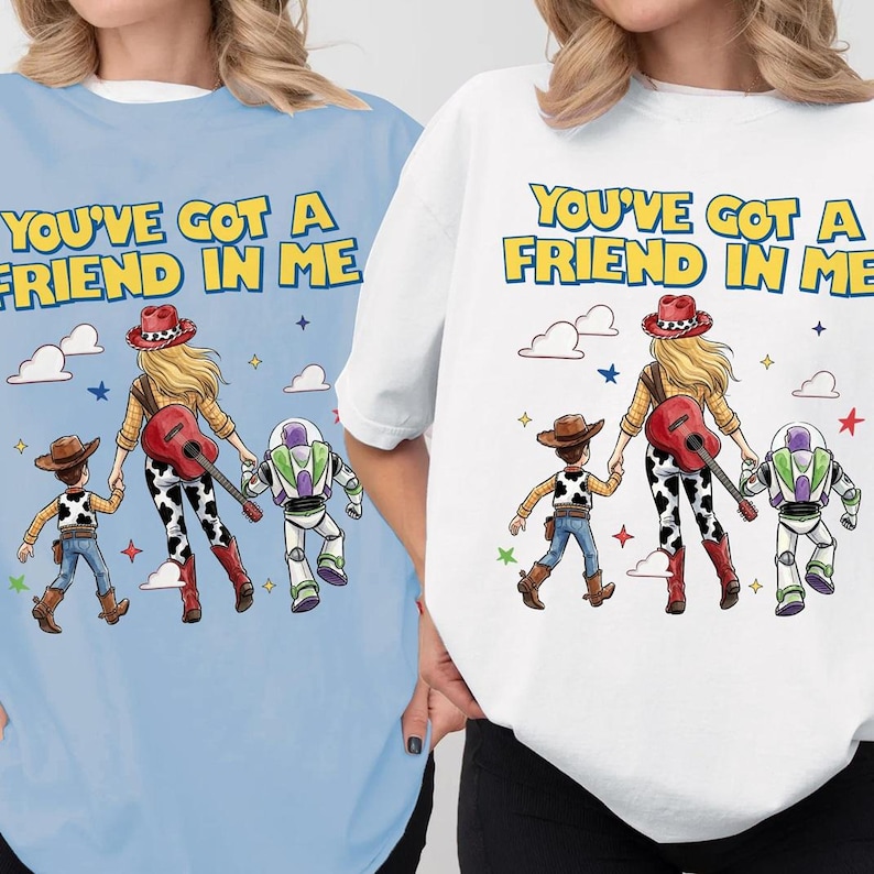 Comfort Colors You Got A Friend In Me Shirt, TS Jessie Cow Girl Toy Story Shirt, Toy Story 5 I Knew It I Knew You Shirt, WDW Disneyland Tee image 2