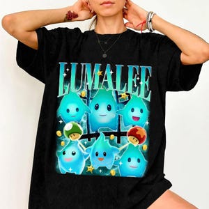 Comfort Color Mario Galaxy Luma Sweatshirt Tshirt Hoodie, Cute Star Luma Outfit, Super Mario Galaxy Embroidery shirt Gift, Gift for Him immagine 2