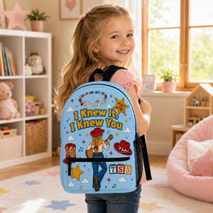 Personalized Toy Story Nursery Name Sign, Pixar Toy Story 5 Kids Room Door Sign, I Knew It I Knew You Inspired Room Sign image 2