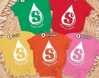 Custom Candy Inspired Shirt, Fruit Candy Matching Group Outfit, Sweet Lover, Candy Matching Family Tee