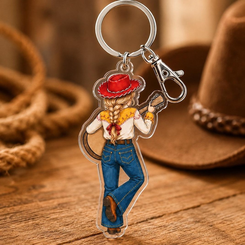 Toy Story I Knew It I Knew You Keychain, Cowgirl TS and Toy Story 5 Keychain, Jessie Buzz Lightyear Bag Charm, Disneyland Toy Story image 1