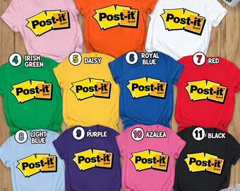 Candy Group Matching Costume T-Shirt, Vintage Sticky Note Group Costume, Halloween Matching Group Shirt