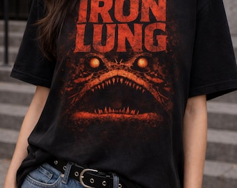 Iron Lung Movie T-Shirt, Vintage Horror Graphic Tee, Comfort Colors Shirt, Horror Game Shirt