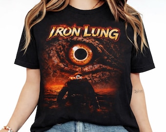 Iron Lung Vintage Horror Graphic, Iron Lung Horror Shirt, Iron Lung Movie 2026 Vintage Gaming Shirt, Indie Horror Game T-shirt