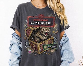 Camiseta de la Princesa Donut de Dungeon Crawler con Colores Cómodos, Camiseta de Carl de Dungeon Crawler, Camiseta para Fan de la Serie de Libros, Regalo para Jugadores