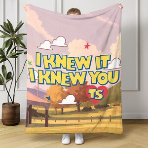 I Knew It I Knew You Fleece Blanket, Disneyland Toy Story 5 Birthday Gift, Toy Story Birthday Blanket bild 4
