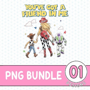 You Got A Friend In Me PNG, TS Jessie Cow Girl Toy Story Png, Toy Story 5 I Knew It I Knew You Digital File image 1