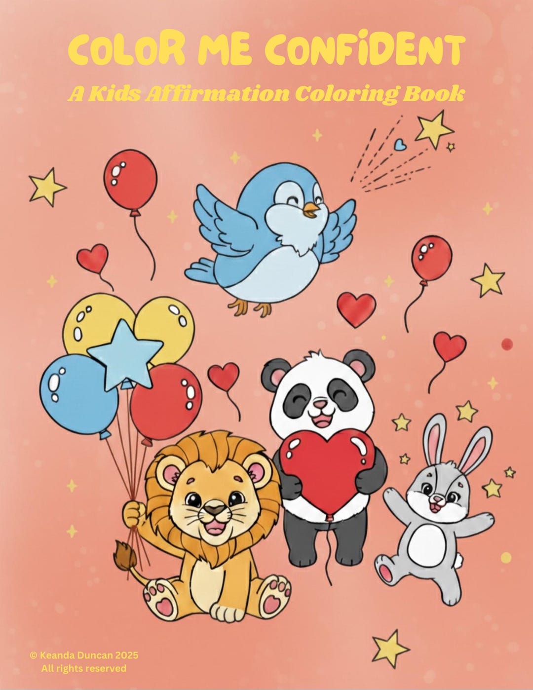 Color Me Confident: A Children's Affirmations Coloring Book - Etsy