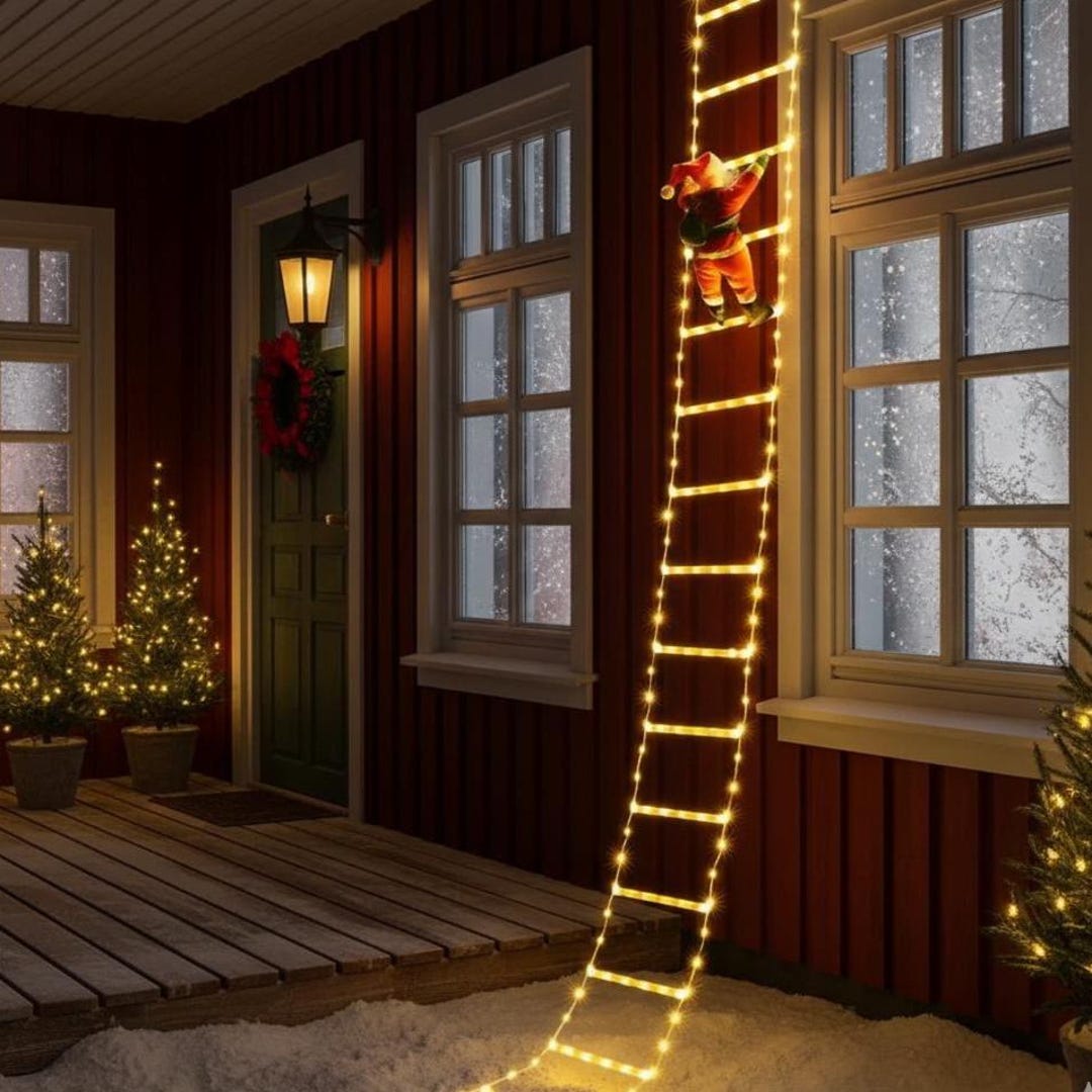 Climbing Ladder Lights – LED String Light Decoration for Outdoor ...