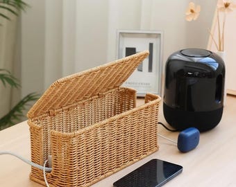 Gift Cable Management Box, Surge Protector Cord Organizer, Wire Hider Box, Cable Tidy Box, Modern Home Decor, Housewarming Gift