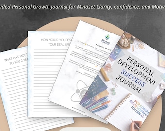Personal Development Planner | Goal Setting, Mindset, Habits (Digital Download)
