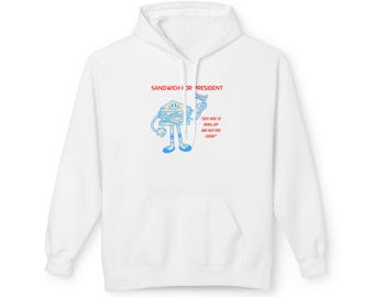 Felpa con cappuccio "Sandwich For President"