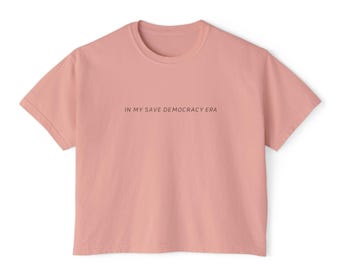 Maglietta corta "Salva la democrazia"