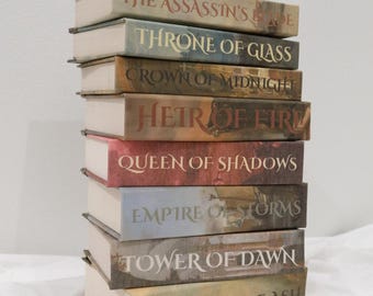 Throne of Glass Inspired Book Set | Full Series Hardcover Rebind | Handmade Special Edition