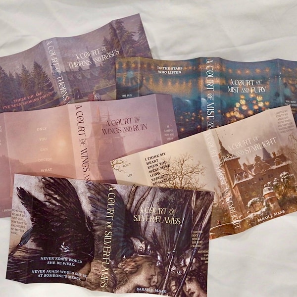 ACOTAR Series Inspired Paper Dust Jackets | Renaissance-Inspired Art | Paperback & Hardback