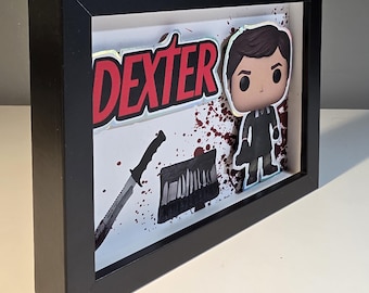 Dexter Pop 3D Shadowbox – Horror TV Fan Gift