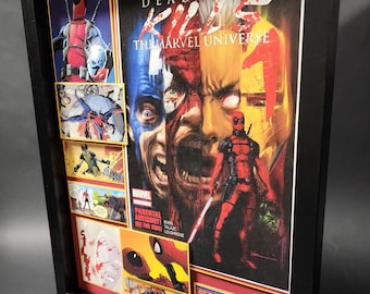 Deadpool Kills the Marvel Universe 3D Shadowbox – Marvel Comics Collector Art