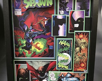 Spawn #1 3D Shadowbox – Todd McFarlane Collector Art