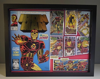 Iron Man #290 3D Shadowbox – Marvel Comic Art