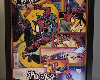 Spider-Punk 3D Shadowbox – Marvel Comics Collector Art
