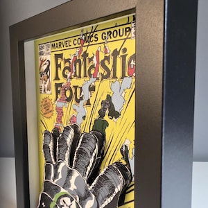 Doctor Doom - Fantastic Four #258 cover - 3D Shadowbox Art