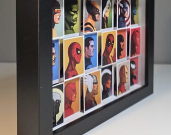 Marvel Heroes 3D Shadowbox | Handmade Comic Art