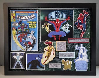 Spider-Man and His Amazing Friends 3D Animated Art Collage
