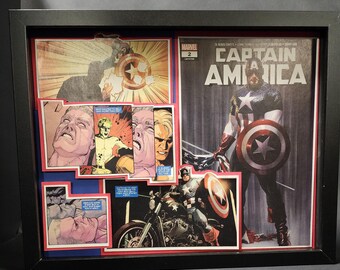 Captain America (2018) 3D Shadowbox – Marvel Comics Collector Art