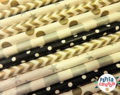 25 Straws PIXIE NIGHT | Straw Mix for fun party anniversary birthday wedding | Papier Crepon
