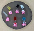 Handmade Kirby Inspired Character Customized Dust Plug Charm iPhone Switch iPad Lightning