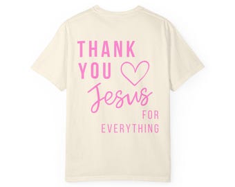 Camiseta con corazón de Gracias Jesús