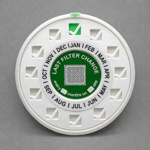 d.i.d.i. dial — Magnetic HVAC Air Filter Reminder | Furnace Filter Change Tracker