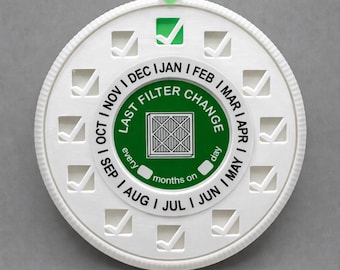 d.i.d.i. dial — Magnetic HVAC Air Filter Reminder | Furnace Filter Change Tracker
