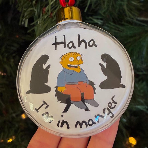 Haha, I'm in Manger